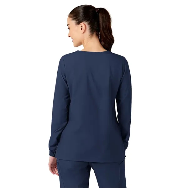 WonderWink W123 Women's Crew Neck Warm Up Jacket.... from ASI 86018 Scrub Authority / Uniform Stores