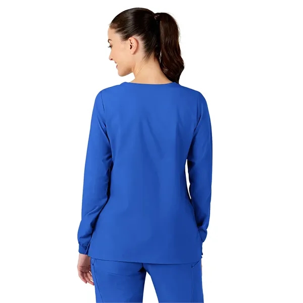 WonderWink W123 Women's Crew Neck Warm Up Jacket.... from ASI 86018 Scrub Authority / Uniform Stores