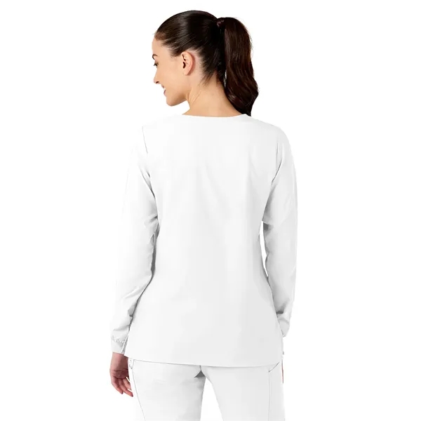 WonderWink W123 Women's Crew Neck Warm Up Jacket.... from ASI 86018 Scrub Authority / Uniform Stores