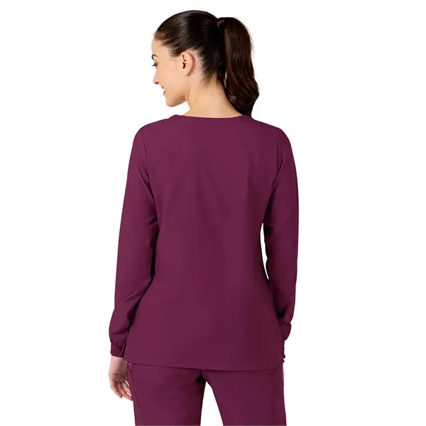 WonderWink W123 Women's Crew Neck Warm Up Jacket.... from ASI 86018 Scrub Authority / Uniform Stores
