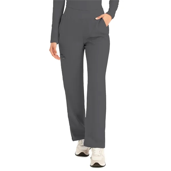 Landau ProFlex Women's Mid-Rise Straight Leg Pant... from ASI 86018 Scrub Authority / Uniform Stores