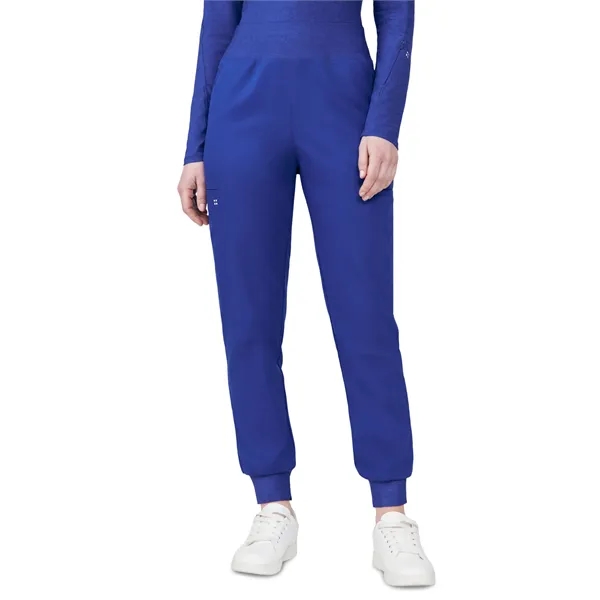 White Cross - VIBE - Women's Knitted Waistband Jogger Scr...... from ASI 86018 Scrub Authority