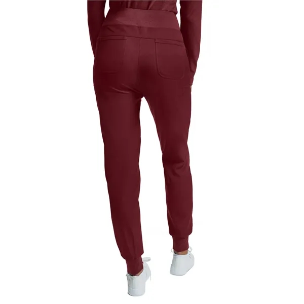 White Cross - VIBE - Women's Knitted Waistband Jogger Scr...... from ASI 86018 Scrub Authority