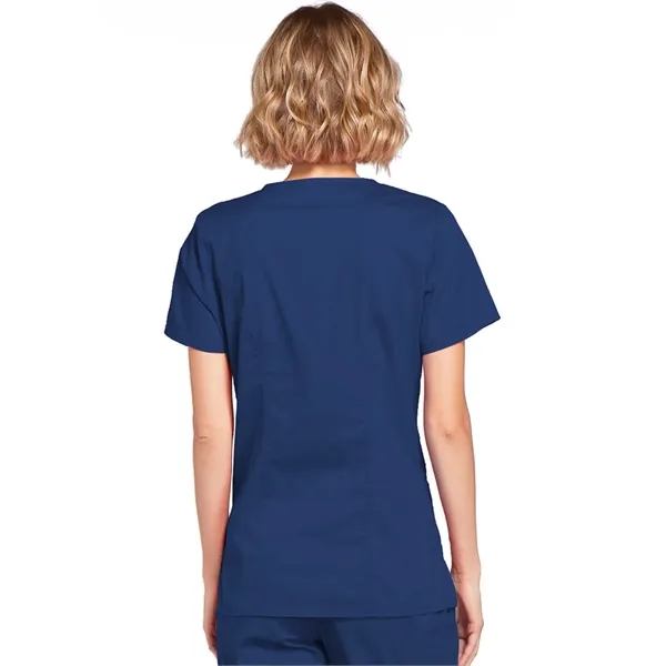 Workwear Premium Core Stretch Mock Wrap Top... from ASI 86018 Scrub Authority / Uniform Stores