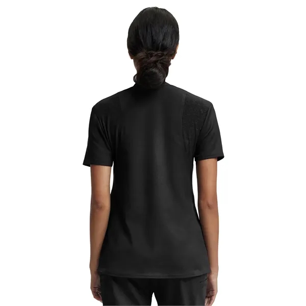 White Cross - VIBE - Women's Knit Collar V-Neck Scrub Top... from ASI 86018 Scrub Authority