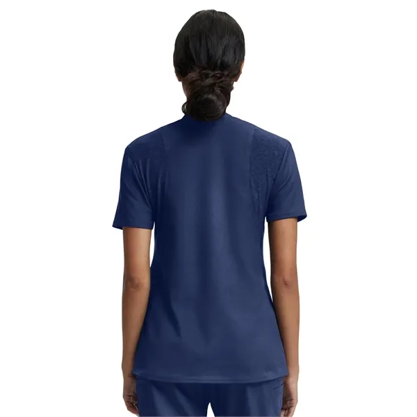 White Cross - VIBE - Women's Knit Collar V-Neck Scrub Top... from ASI 86018 Scrub Authority