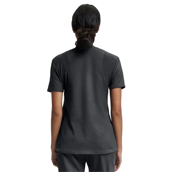 White Cross - VIBE - Women's Knit Collar V-Neck Scrub Top... from ASI 86018 Scrub Authority