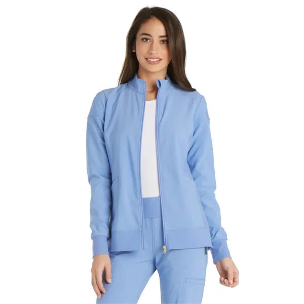 Cherokee iFlex Women's Zip Front Warm-Up Jacket... from ASI 86018 Scrub Authority / Uniform Stores