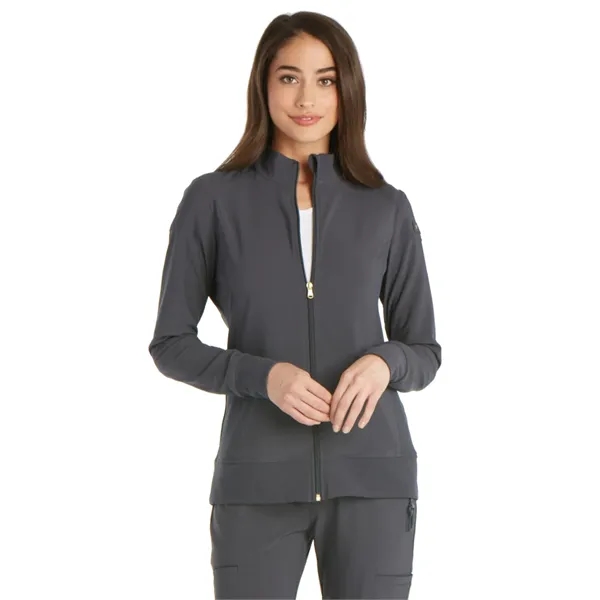 Cherokee iFlex Women's Zip Front Warm-Up Jacket... from ASI 86018 Scrub Authority / Uniform Stores