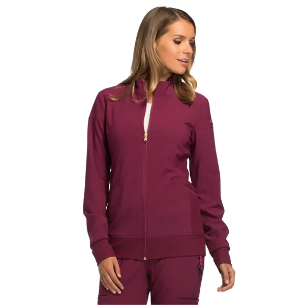 Cherokee iFlex Women's Zip Front Warm-Up Jacket... from ASI 86018 Scrub Authority / Uniform Stores