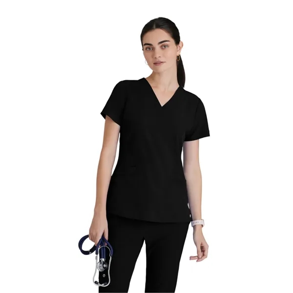Shaped V-Neck Top... from ASI 86018 Scrub Authority / Uniform Stores