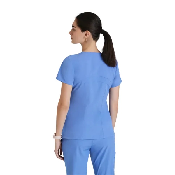 Shaped V-Neck Top... from ASI 86018 Scrub Authority / Uniform Stores