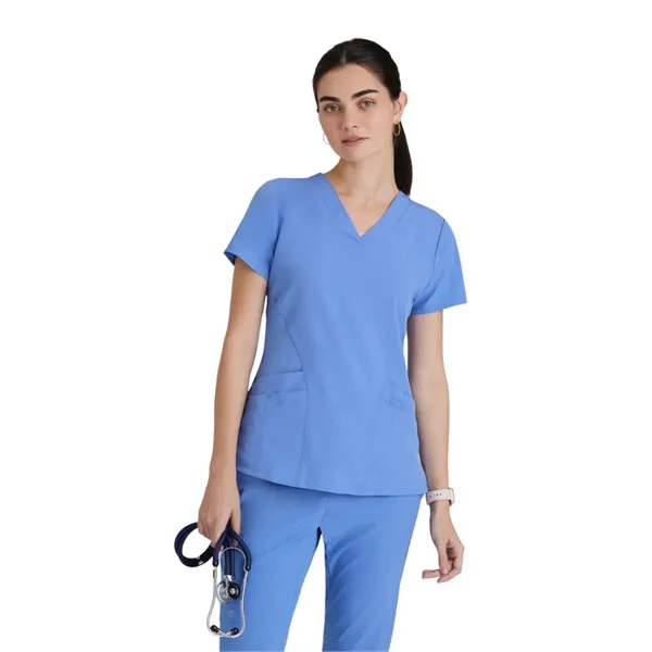 Shaped V-Neck Top... from ASI 86018 Scrub Authority / Uniform Stores