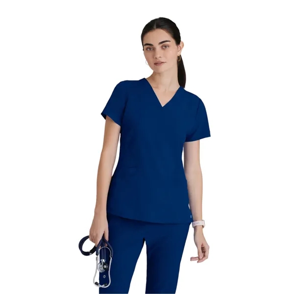 Shaped V-Neck Top... from ASI 86018 Scrub Authority / Uniform Stores