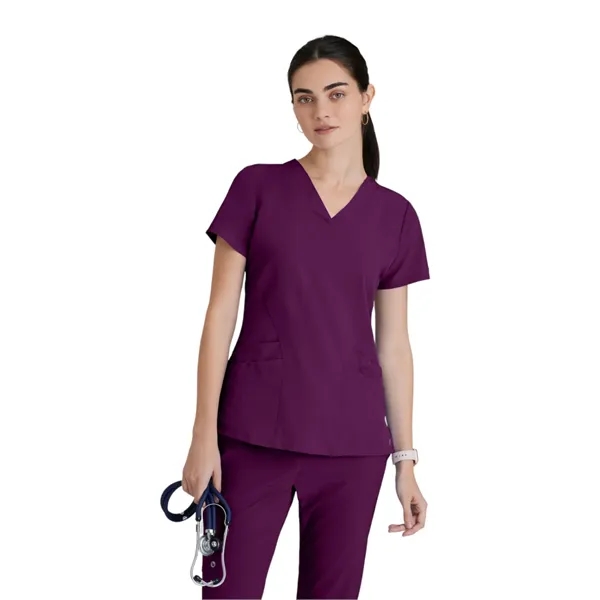 Shaped V-Neck Top... from ASI 86018 Scrub Authority / Uniform Stores
