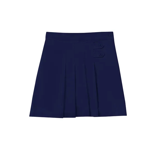 Classroom Uniforms Girls Stretch Pleated Tab Scooter... from ASI 86018 Scrub Authority / Uniform Stores