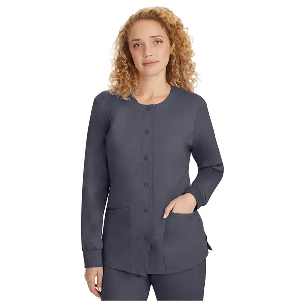 Healing Hands Purple Label Daisy Jacket... from ASI 86018 Scrub Authority / Uniform Stores