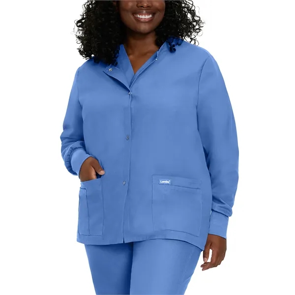 Landau Essentials Warm-Up Jacket... from ASI 86018 Scrub Authority / Uniform Stores
