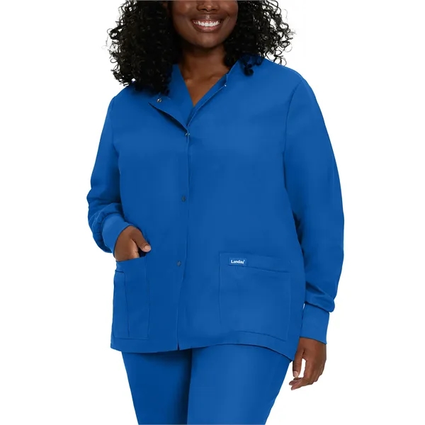 Landau Essentials Warm-Up Jacket... from ASI 86018 Scrub Authority / Uniform Stores