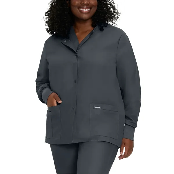 Landau Essentials Warm-Up Jacket... from ASI 86018 Scrub Authority / Uniform Stores