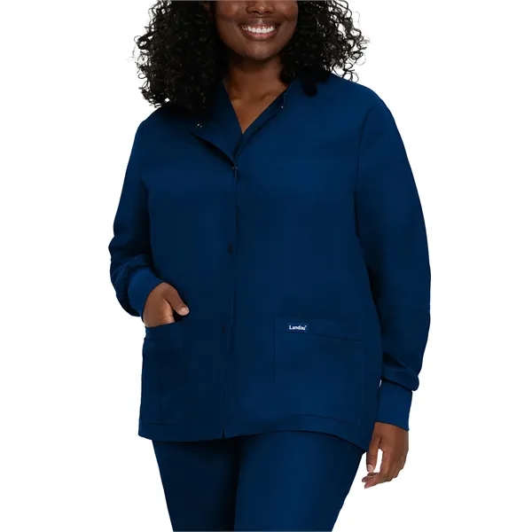 Landau Essentials Warm-Up Jacket... from ASI 86018 Scrub Authority / Uniform Stores