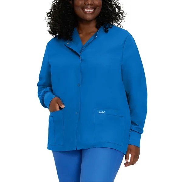 Landau Essentials Warm-Up Jacket... from ASI 86018 Scrub Authority / Uniform Stores