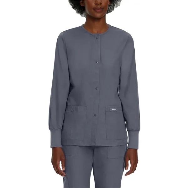 Landau Essentials Warm-Up Jacket... from ASI 86018 Scrub Authority / Uniform Stores