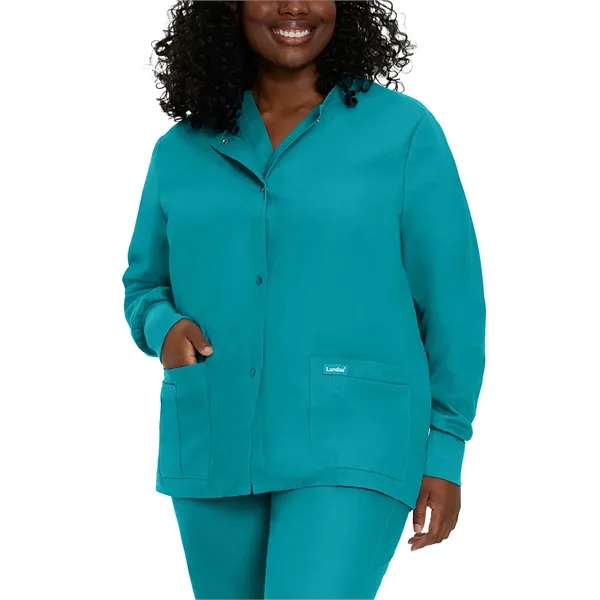 Landau Essentials Warm-Up Jacket... from ASI 86018 Scrub Authority / Uniform Stores