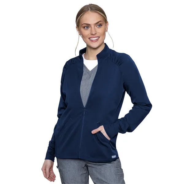 Med Couture - Touch - Women's 4-Pocket Zip-Front Jacket... from ASI 86018 Scrub Authority / Uniform Stores