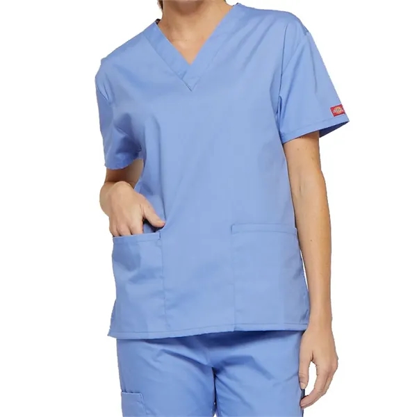 Dickies EDS Signature Women's V-Neck Top... from ASI 86018 Scrub Authority / Uniform Stores
