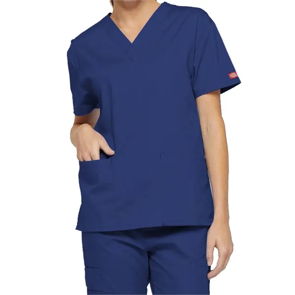 Dickies EDS Signature Women's V-Neck Top... from ASI 86018 Scrub Authority / Uniform Stores