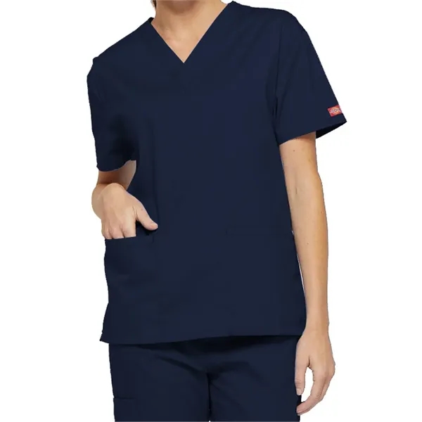 Dickies EDS Signature Women's V-Neck Top... from ASI 86018 Scrub Authority / Uniform Stores