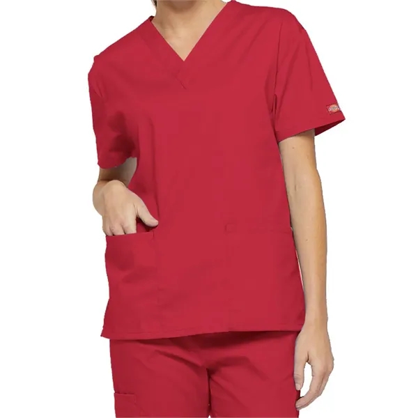 Dickies EDS Signature Women's V-Neck Top... from ASI 86018 Scrub Authority / Uniform Stores