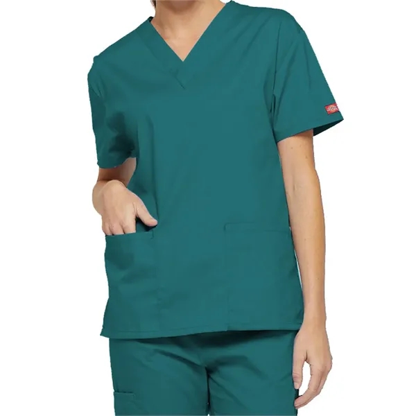 Dickies EDS Signature Women's V-Neck Top... from ASI 86018 Scrub Authority / Uniform Stores