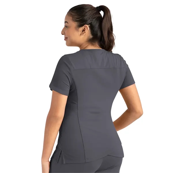 Maevn - Focus - Women's Two-Pocket Tulip-Neck Top... from ASI 86018 Scrub Authority / Uniform Stores