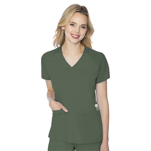 Med Couture Touch Women's Raglan Sleeve Top... from ASI 86018 Scrub Authority / Uniform Stores