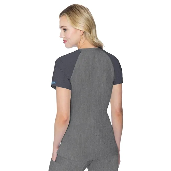 Med Couture Touch Women's Raglan Sleeve Top... from ASI 86018 Scrub Authority / Uniform Stores