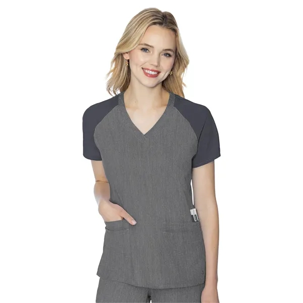 Med Couture Touch Women's Raglan Sleeve Top... from ASI 86018 Scrub Authority / Uniform Stores