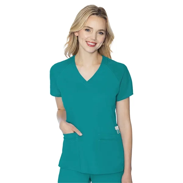Med Couture Touch Women's Raglan Sleeve Top... from ASI 86018 Scrub Authority / Uniform Stores