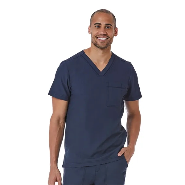 Maevn Matrix Pro Men's Contrast Piping V-Neck Top... from ASI 86018 Scrub Authority / Uniform Stores
