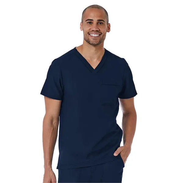 Maevn Matrix Pro Men's Contrast Piping V-Neck Top... from ASI 86018 Scrub Authority / Uniform Stores