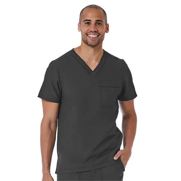 Maevn Matrix Pro Men's Contrast Piping V-Neck Top... from ASI 86018 Scrub Authority / Uniform Stores