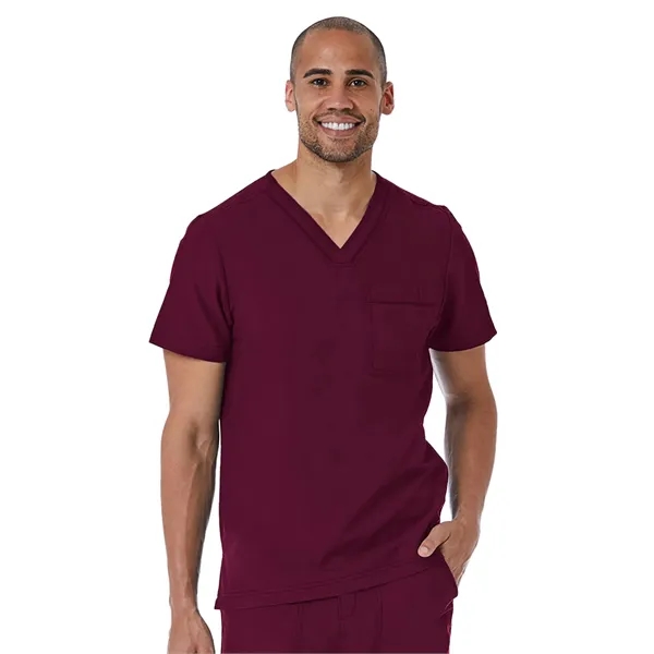 Maevn Matrix Pro Men's Contrast Piping V-Neck Top... from ASI 86018 Scrub Authority / Uniform Stores