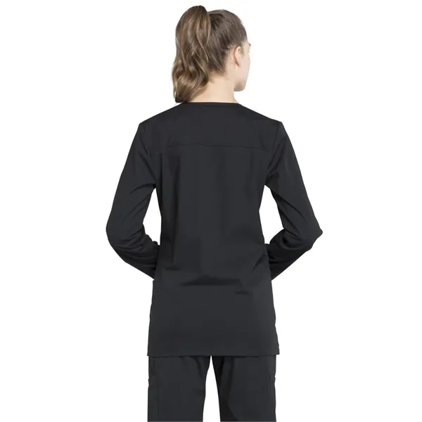 Cherokee WW Professionals Women's Snap Front Warm-up Jacket... from ASI 86018 Scrub Authority / Uniform Stores