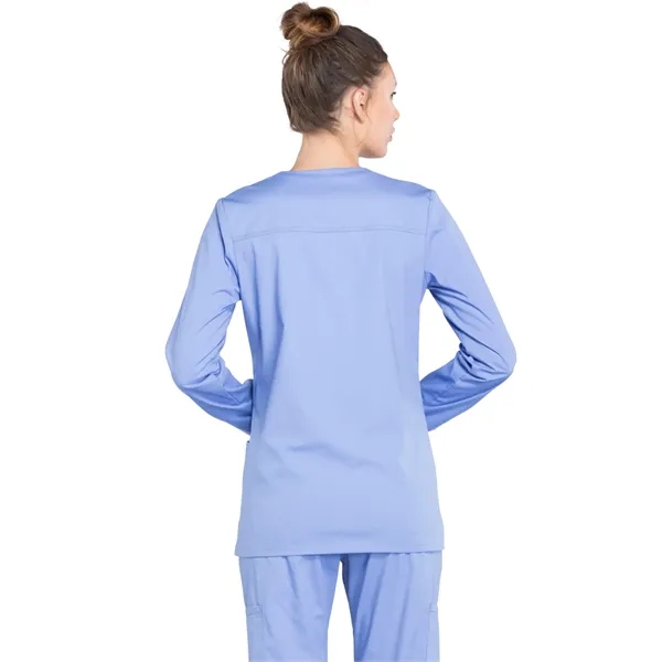 Cherokee WW Professionals Women's Snap Front Warm-up Jacket... from ASI 86018 Scrub Authority / Uniform Stores