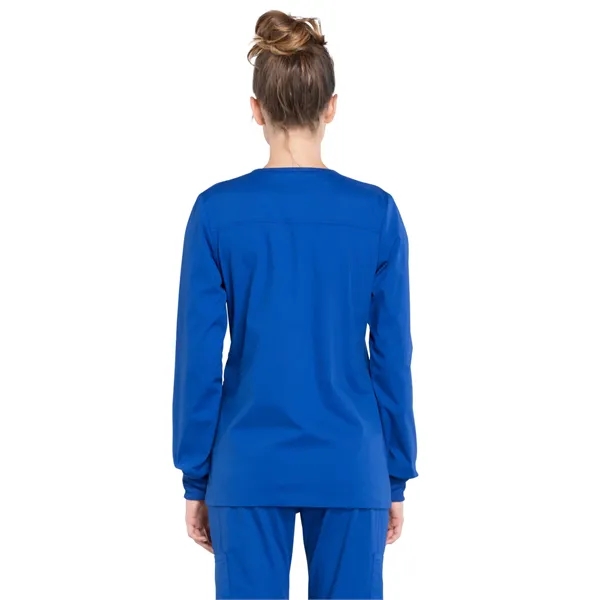 Cherokee WW Professionals Women's Snap Front Warm-up Jacket... from ASI 86018 Scrub Authority / Uniform Stores