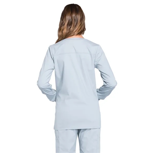 Cherokee WW Professionals Women's Snap Front Warm-up Jacket... from ASI 86018 Scrub Authority / Uniform Stores