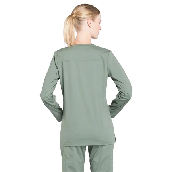 Cherokee WW Professionals Women's Snap Front Warm-up Jacket... from ASI 86018 Scrub Authority / Uniform Stores