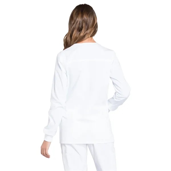 Cherokee WW Professionals Women's Snap Front Warm-up Jacket... from ASI 86018 Scrub Authority / Uniform Stores