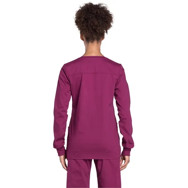 Cherokee WW Professionals Women's Snap Front Warm-up Jacket... from ASI 86018 Scrub Authority / Uniform Stores